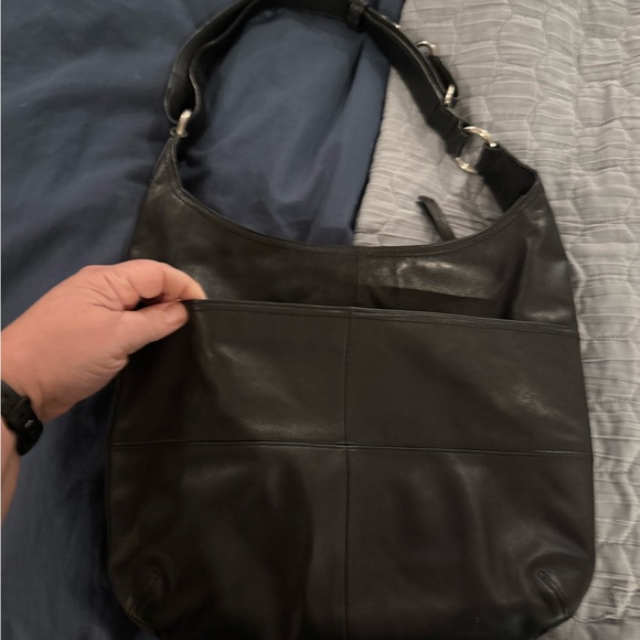 Coach Black Leather Hobo Bag - Picture 12 of 13